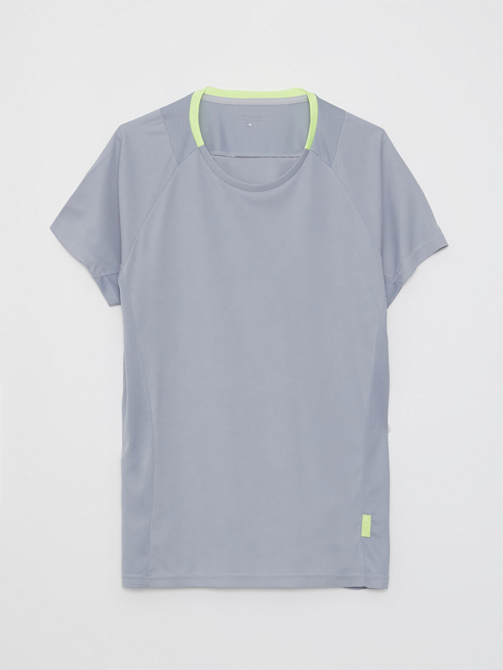 قميص رياضي سادة كم قصير ياقة دائرية للرجال-5