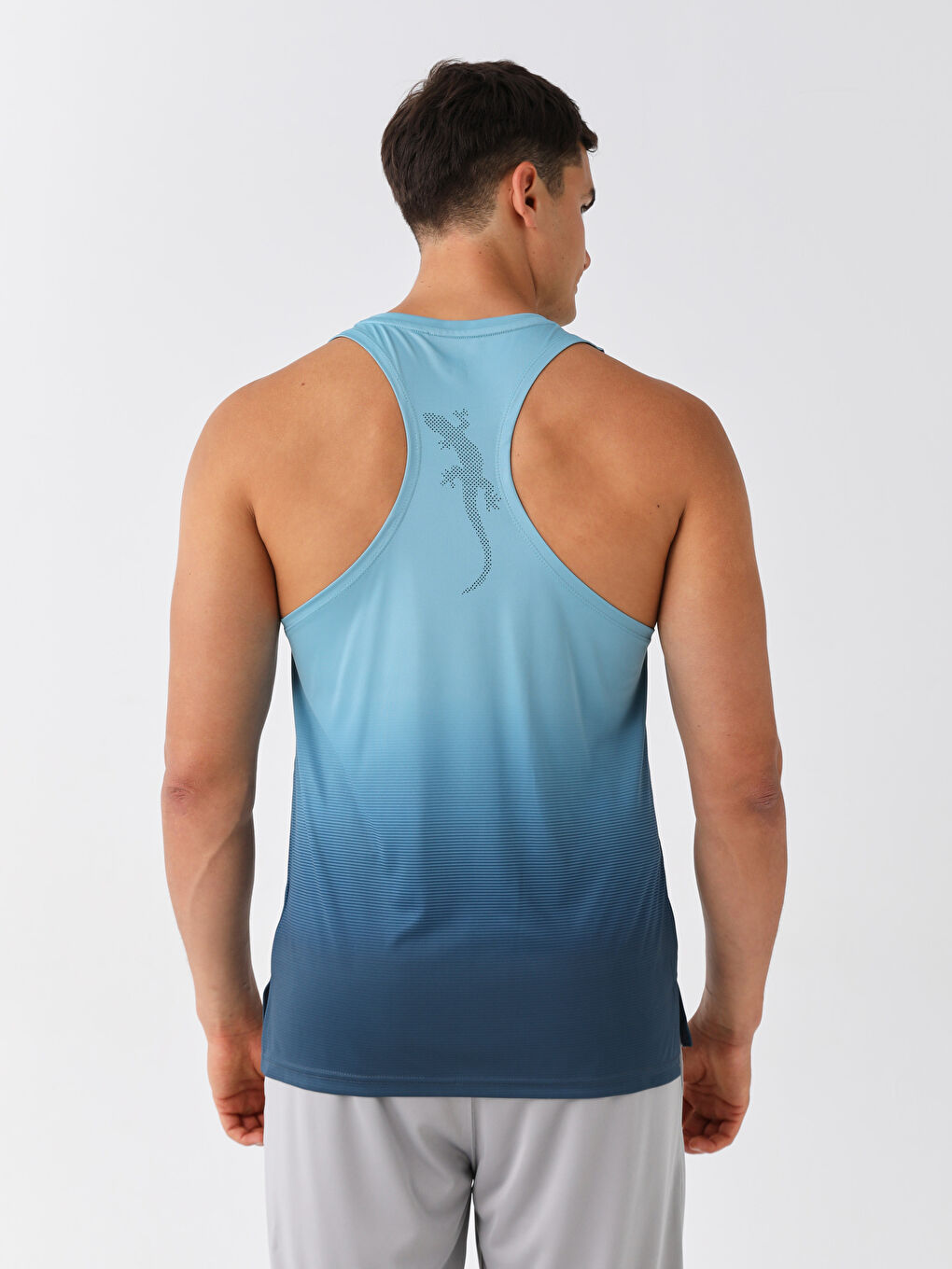 მრგვალი საყელო მამაკაცის უმკლავო მაისური-4