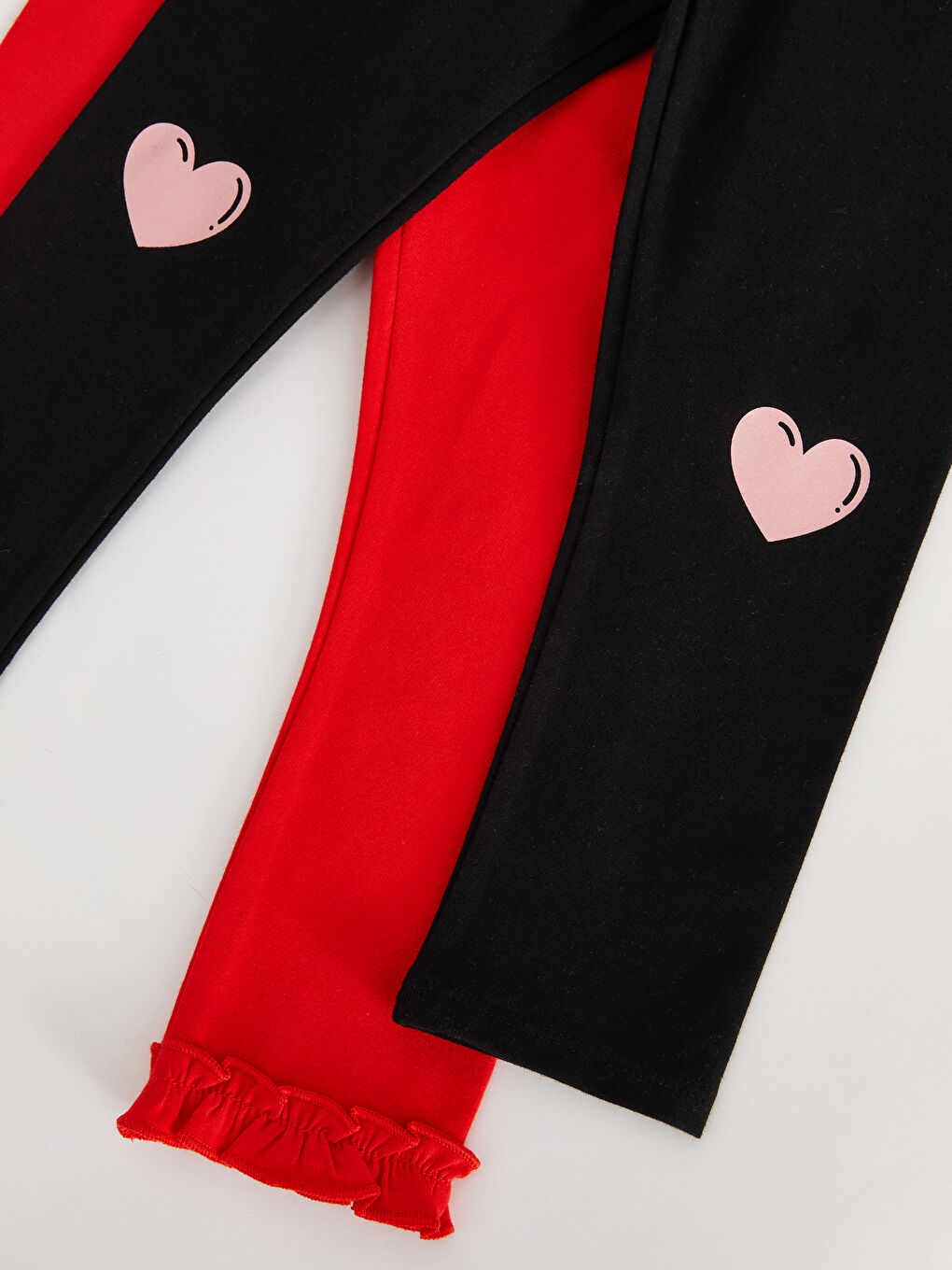 Colanți pentru Bebeluși Fete cu Talie Elastică, Pachet de 2 Bucăți-3