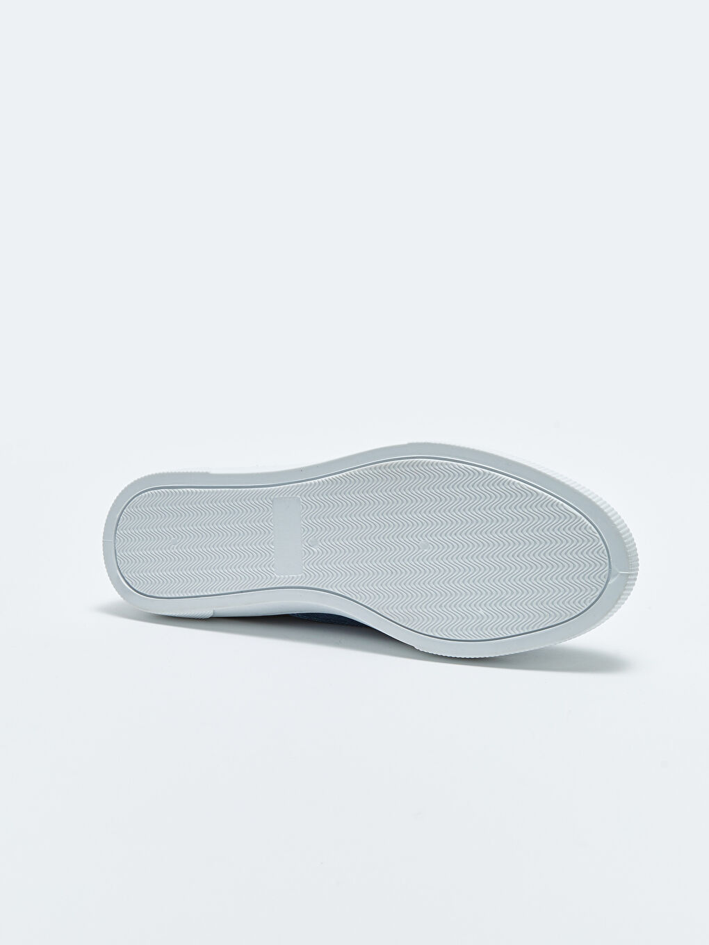 Lacivert Bağcıklı Keten Erkek Spor Ayakkabı-3