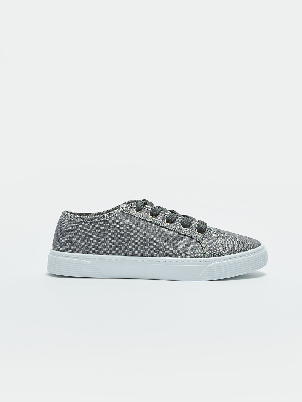 Leinen-Sneaker für Damen mit Schnürung-1