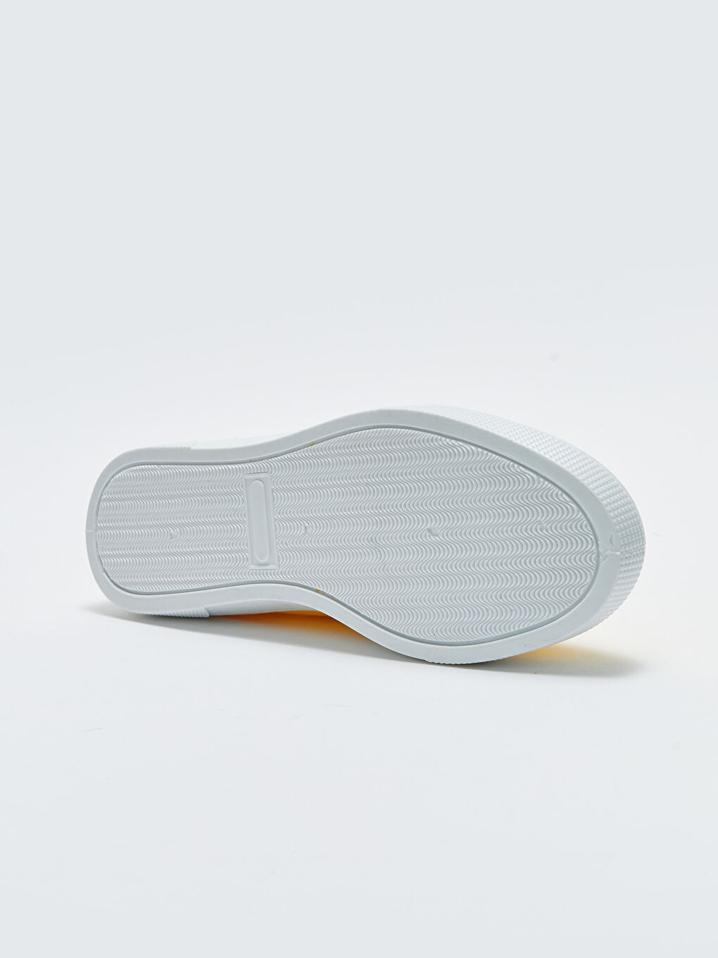 Sarı Bağcıklı Keten Kadın Spor Ayakkabı-3