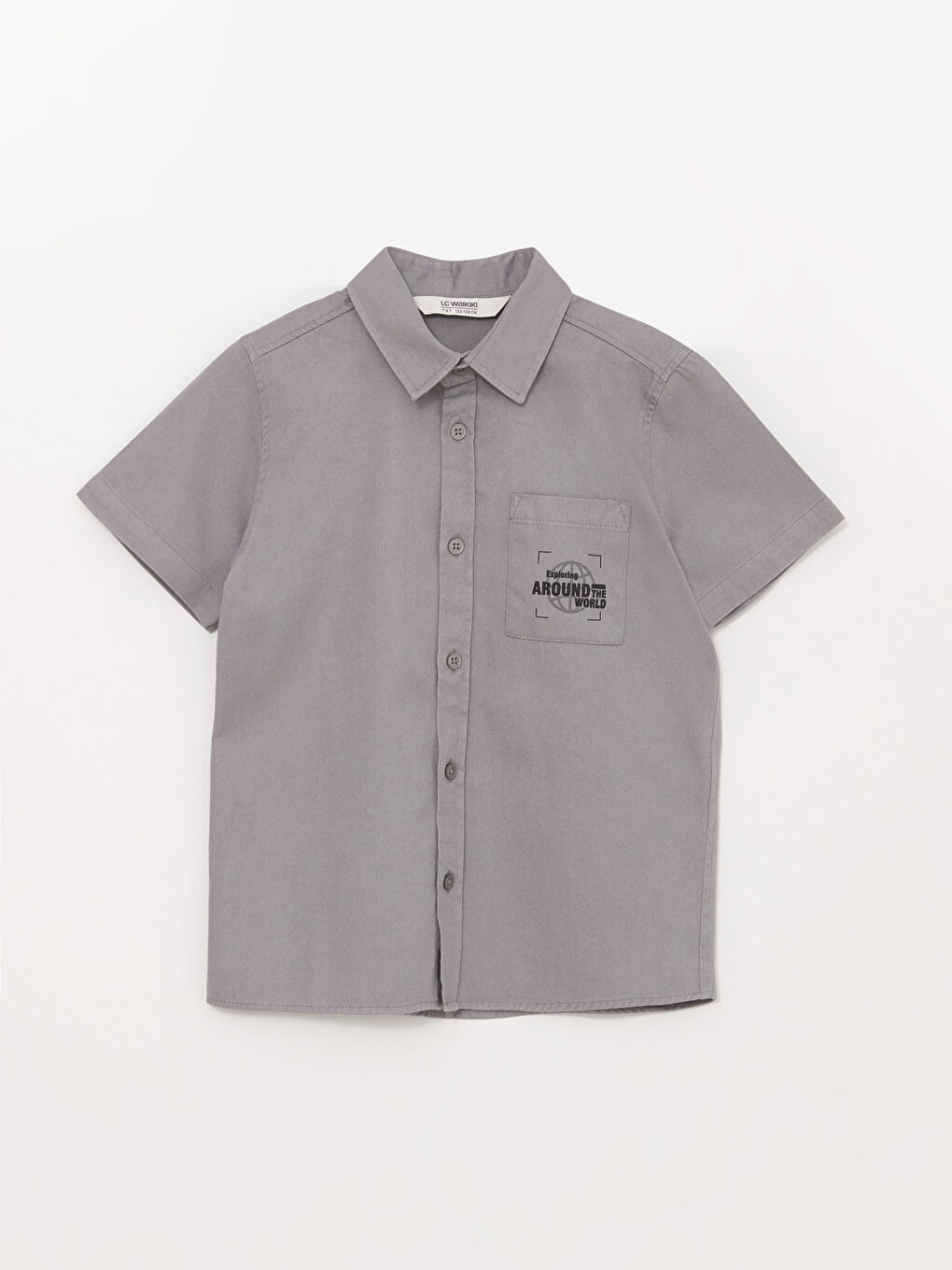 Printed Short Sleeve Boys' Shirt