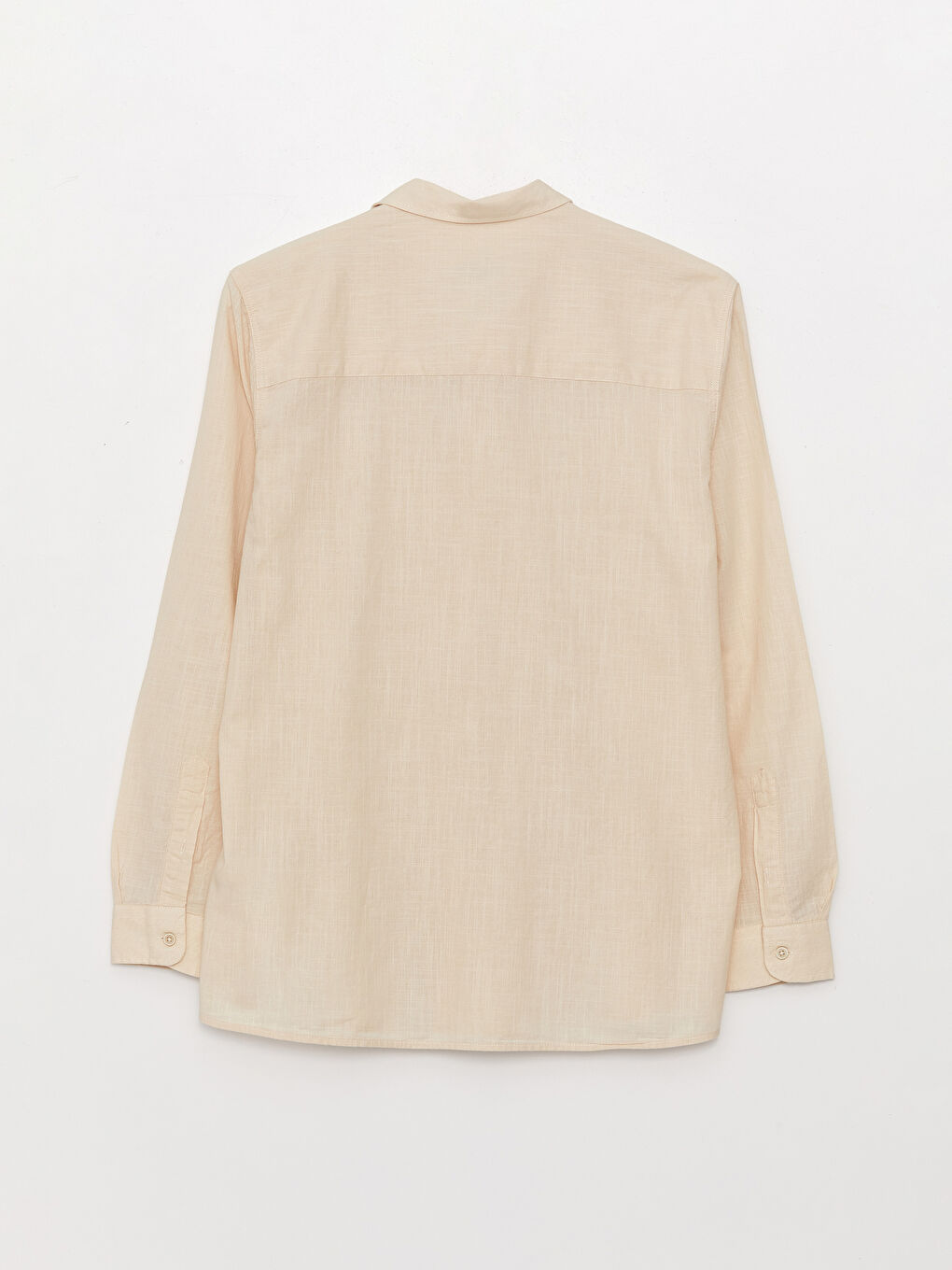 Ерлерге арналған ұзын жеңді поплин жейде-6