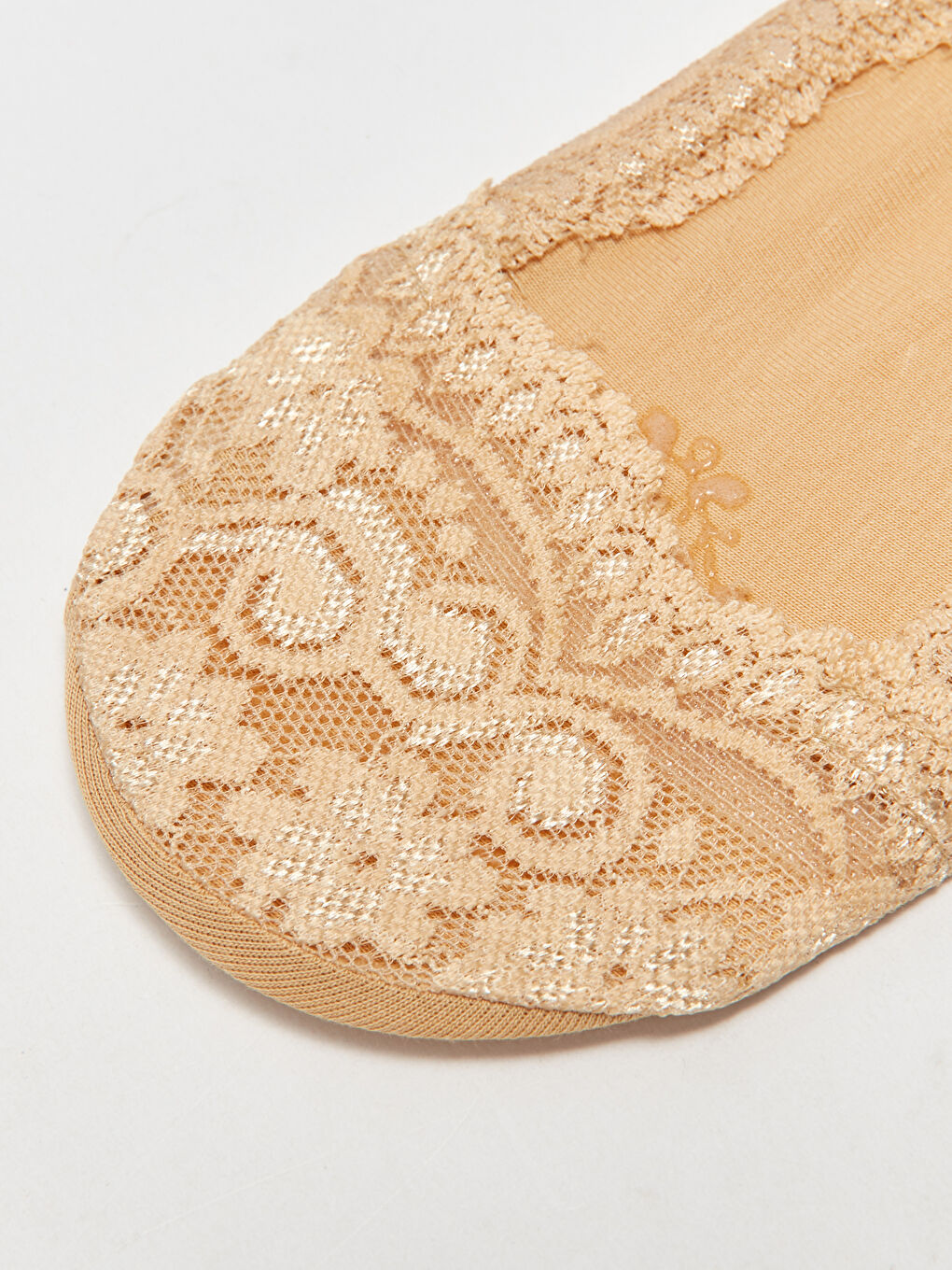 Lace Detailed Women's Invisible Socks-1