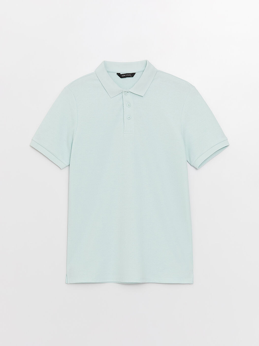 Polo Neck Short Sleeve Men's T-Shirt-5