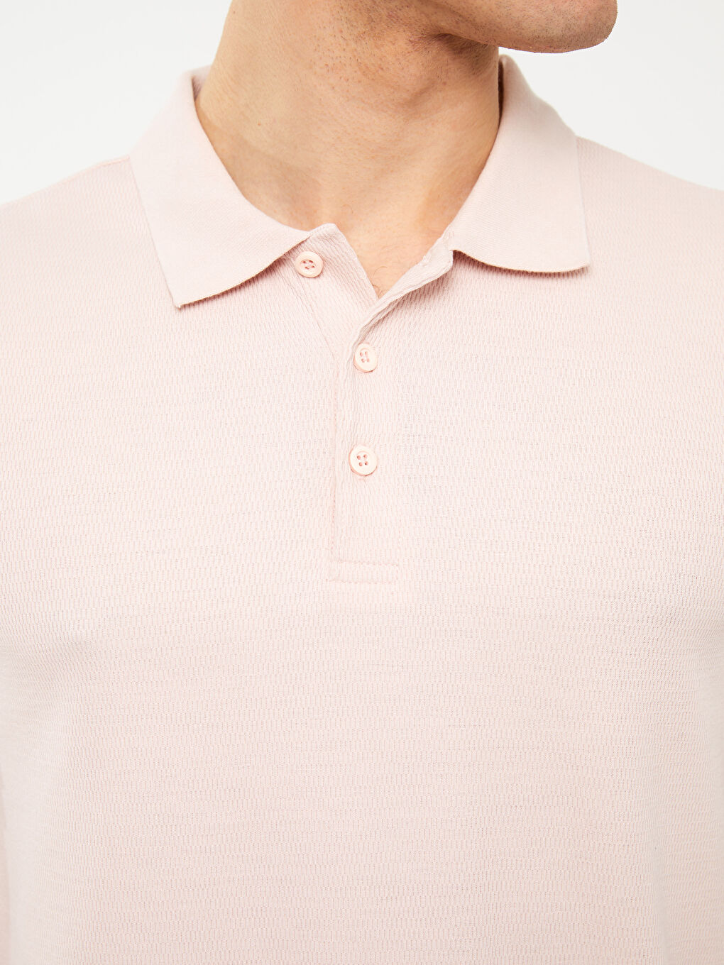 Polo Neck Short Sleeve Men's T-Shirt-3