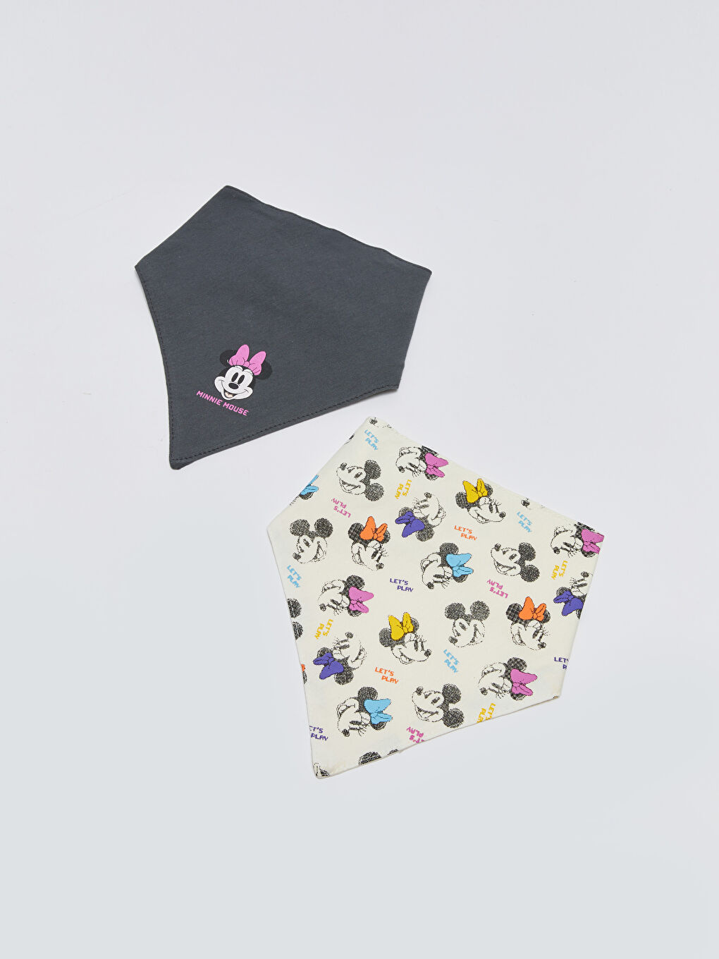 Disney Baskılı Kız Bebek Mama Önlüğü 2'li-2