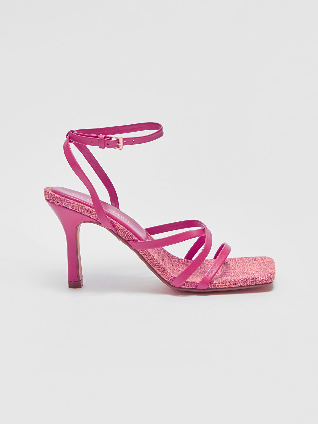 LC Waikiki Thin Cross Band Women's Heeled Shoes -S3AI42Z8-SMU