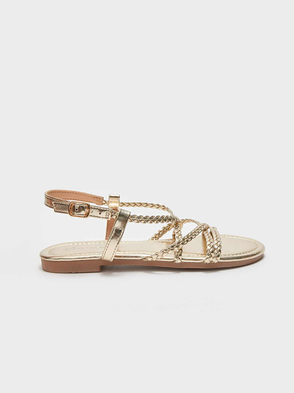 Örgü Detaylı Kadın Sandalet-1