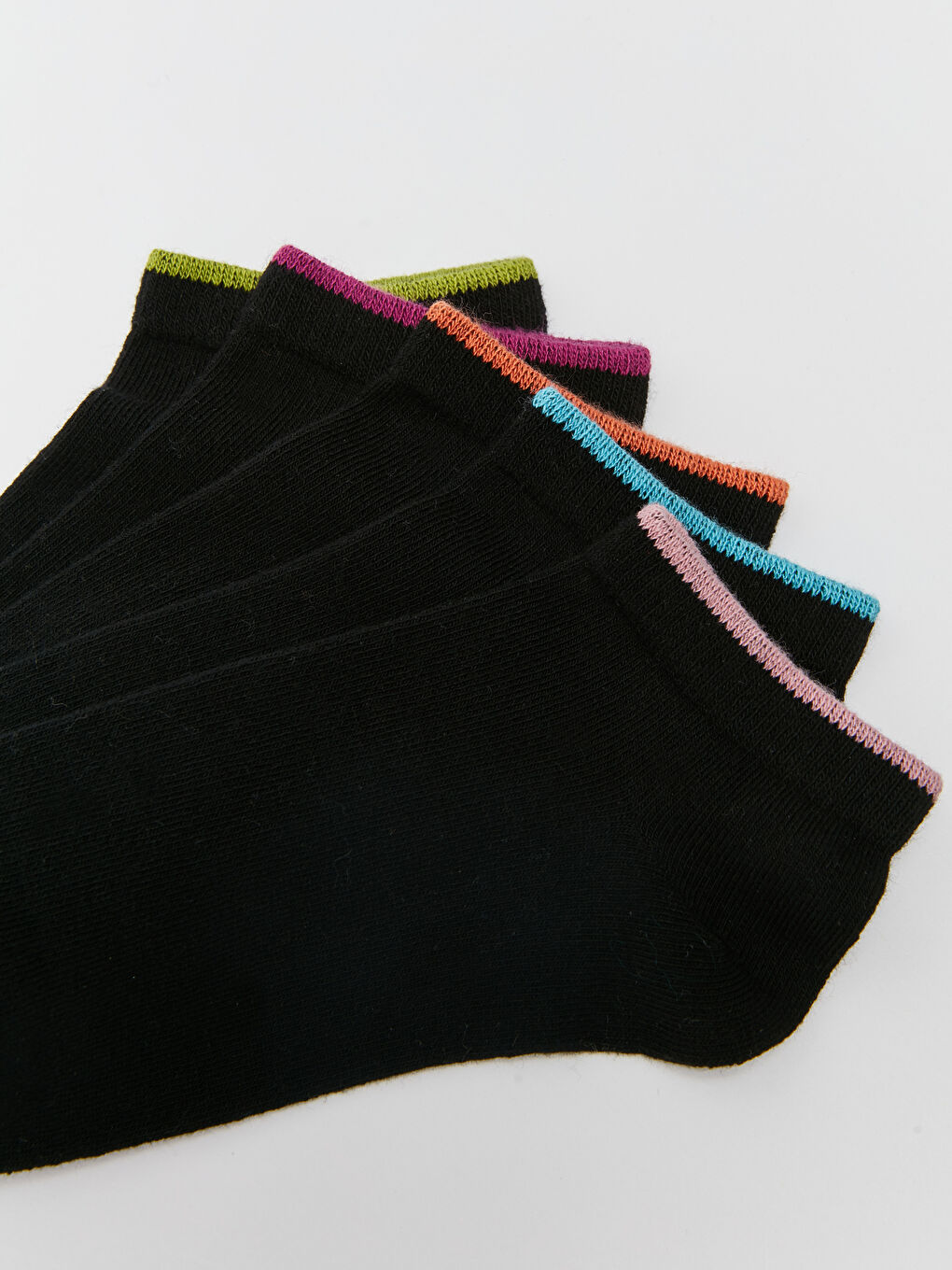 Women's Plain Trainer Socks 5 Pack-2