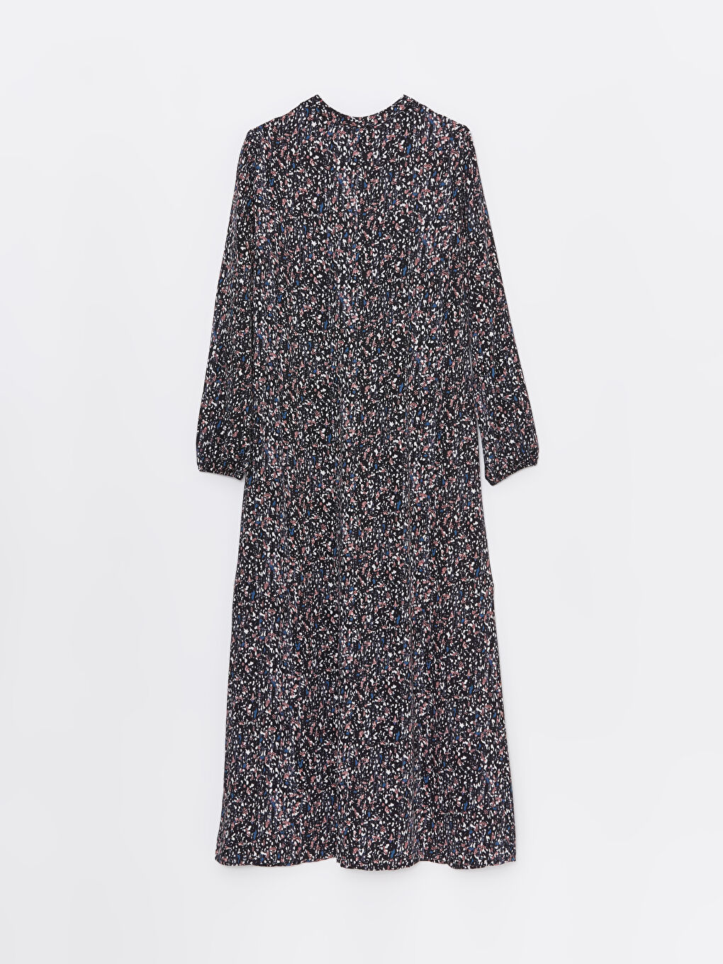 Patterned Long Sleeve Women Dress -S3AI79Z8-LQJ