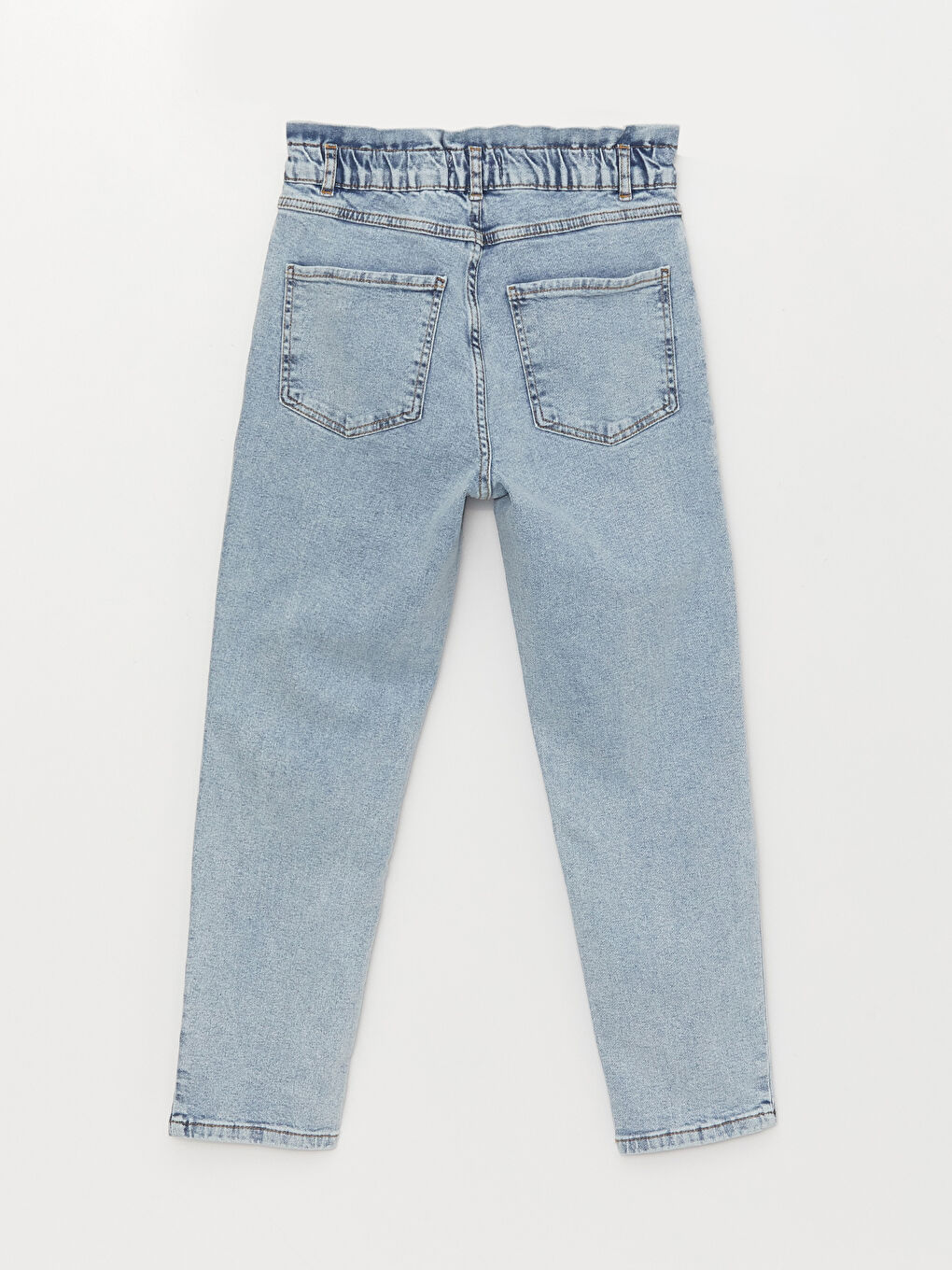 LCWAIKIKI Classic Hoch Taillierte Paperbag Damen Jeans -S3AJ38Z8-311