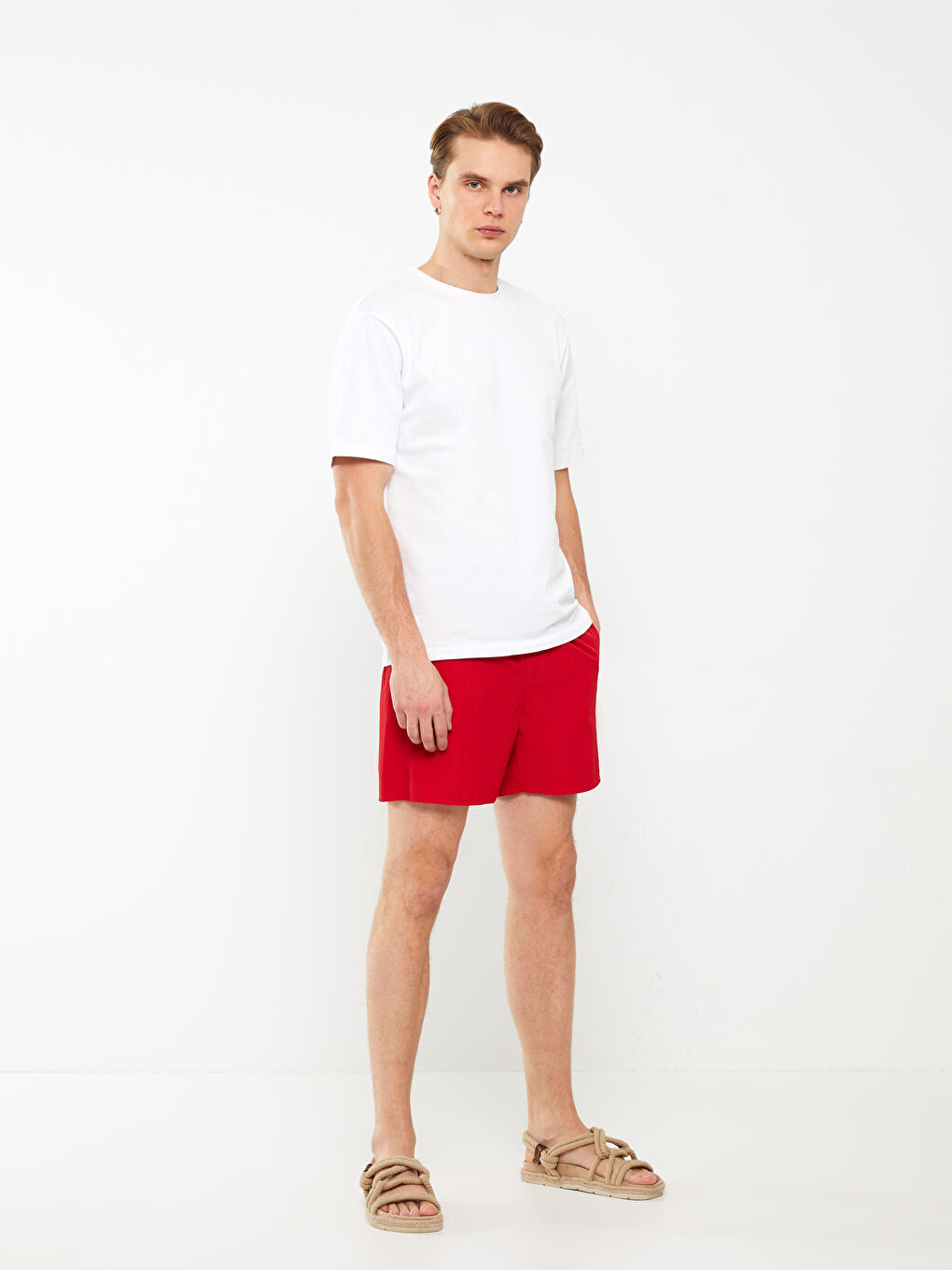 Basic Men's Short Swim Shorts -S3AJ41Z8-HPM