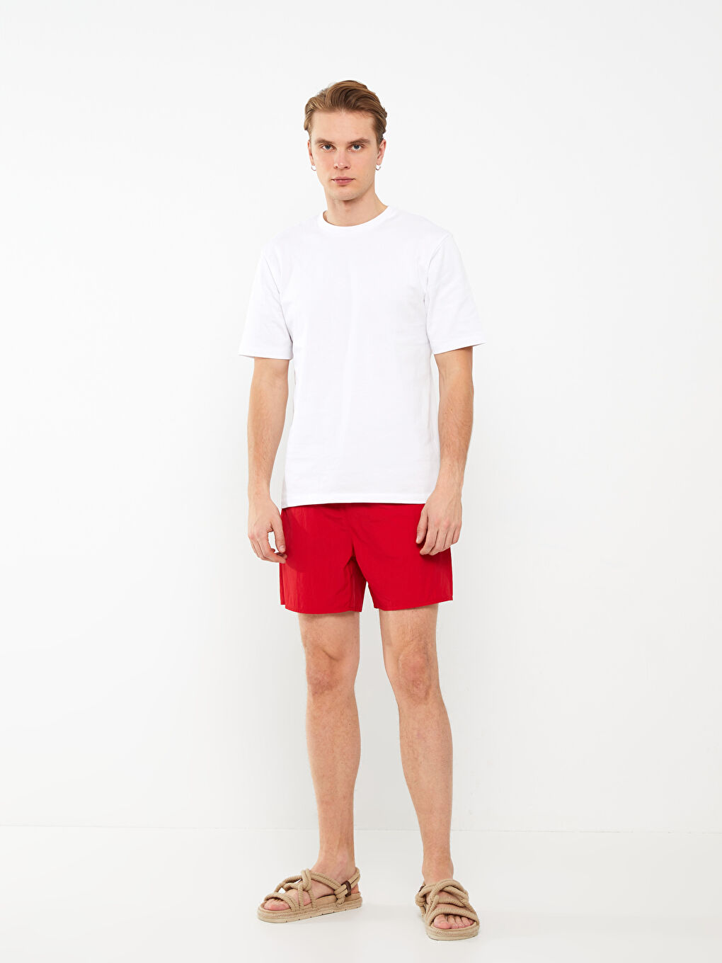 Basic Men's Short Swim Shorts -S3AJ41Z8-HPM