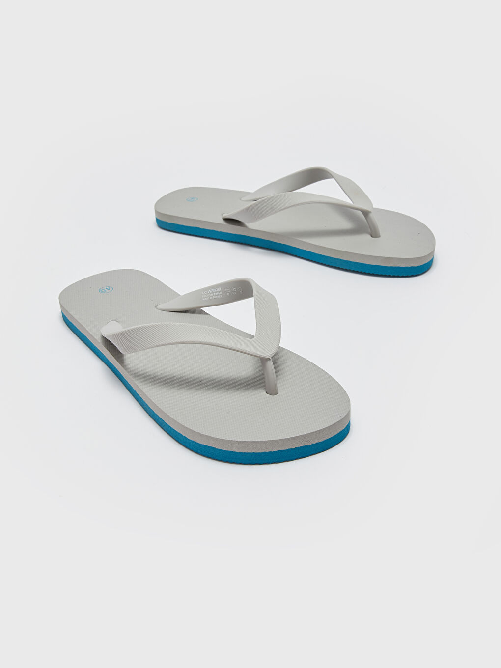 Gri Parmak Arası Erkek Plaj Terliği-2