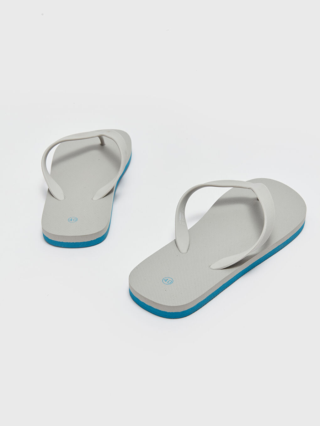 Gri Parmak Arası Erkek Plaj Terliği-4