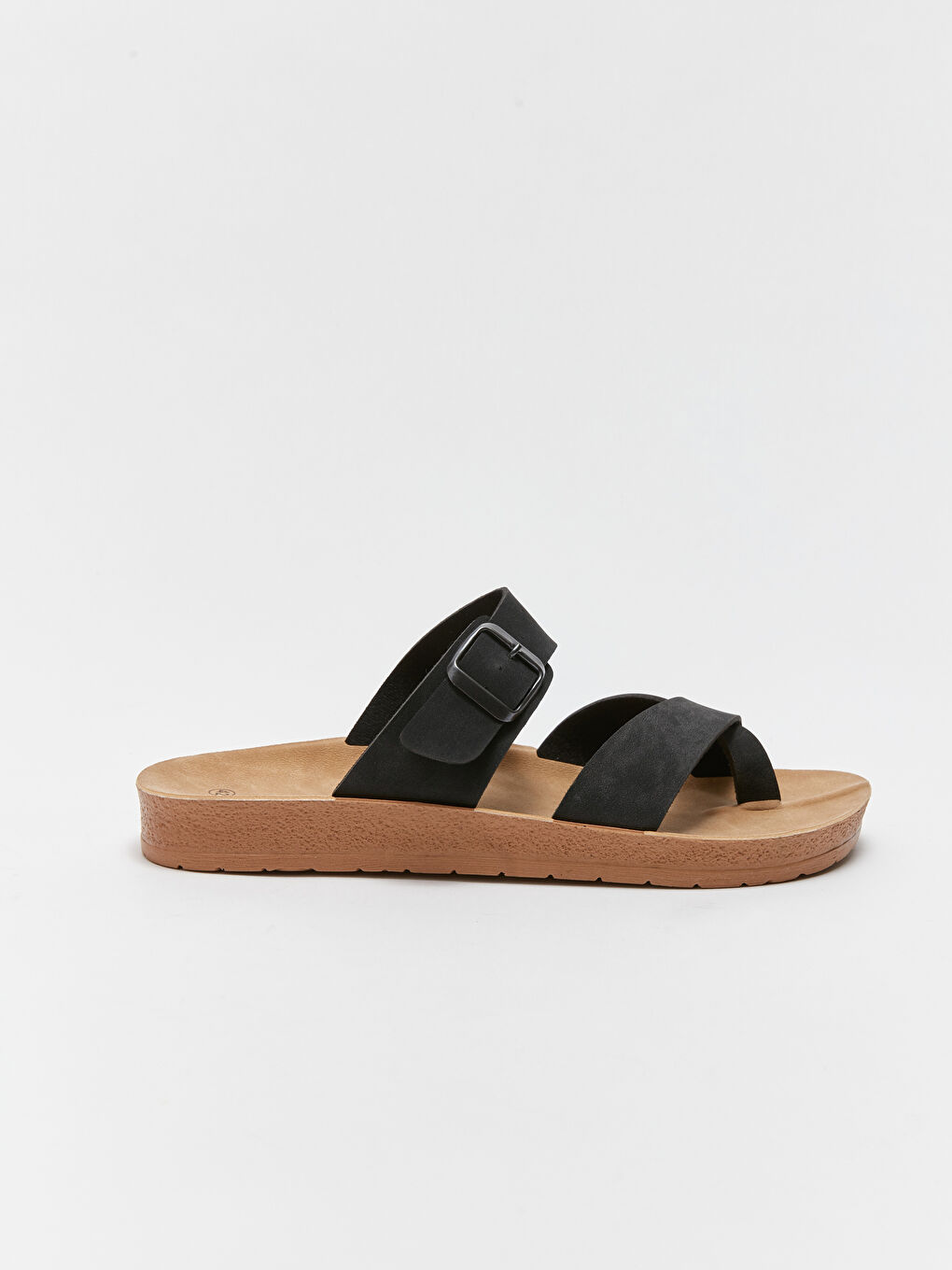 Suede Look Cross Band Men's Slippers -S3AJ76Z8-HUC