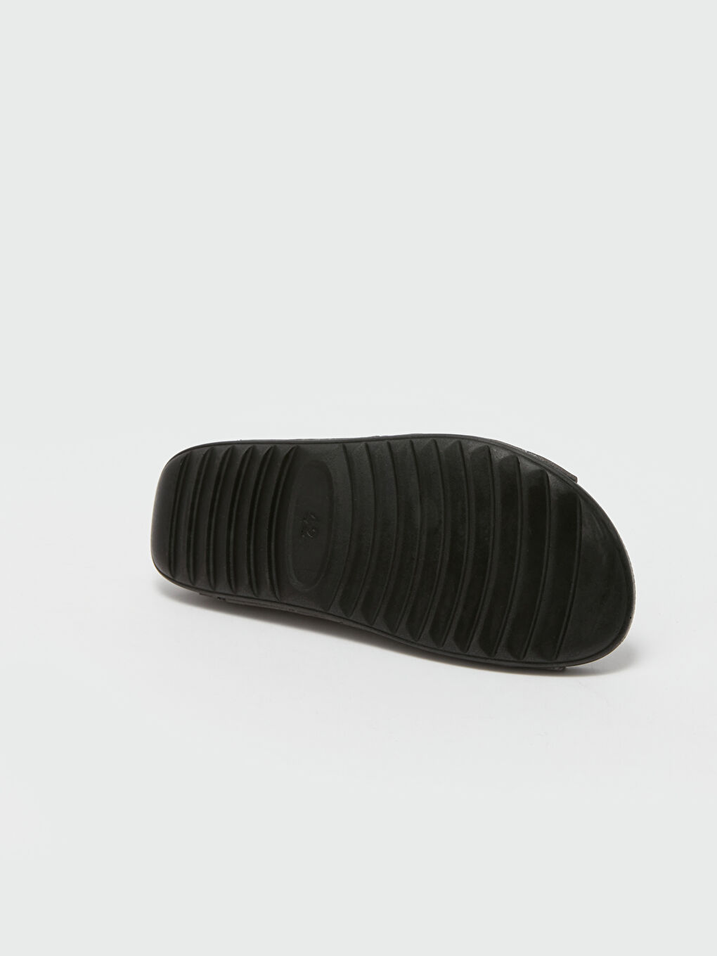 Gri Çapraz Bantlı Erkek Terlik-3