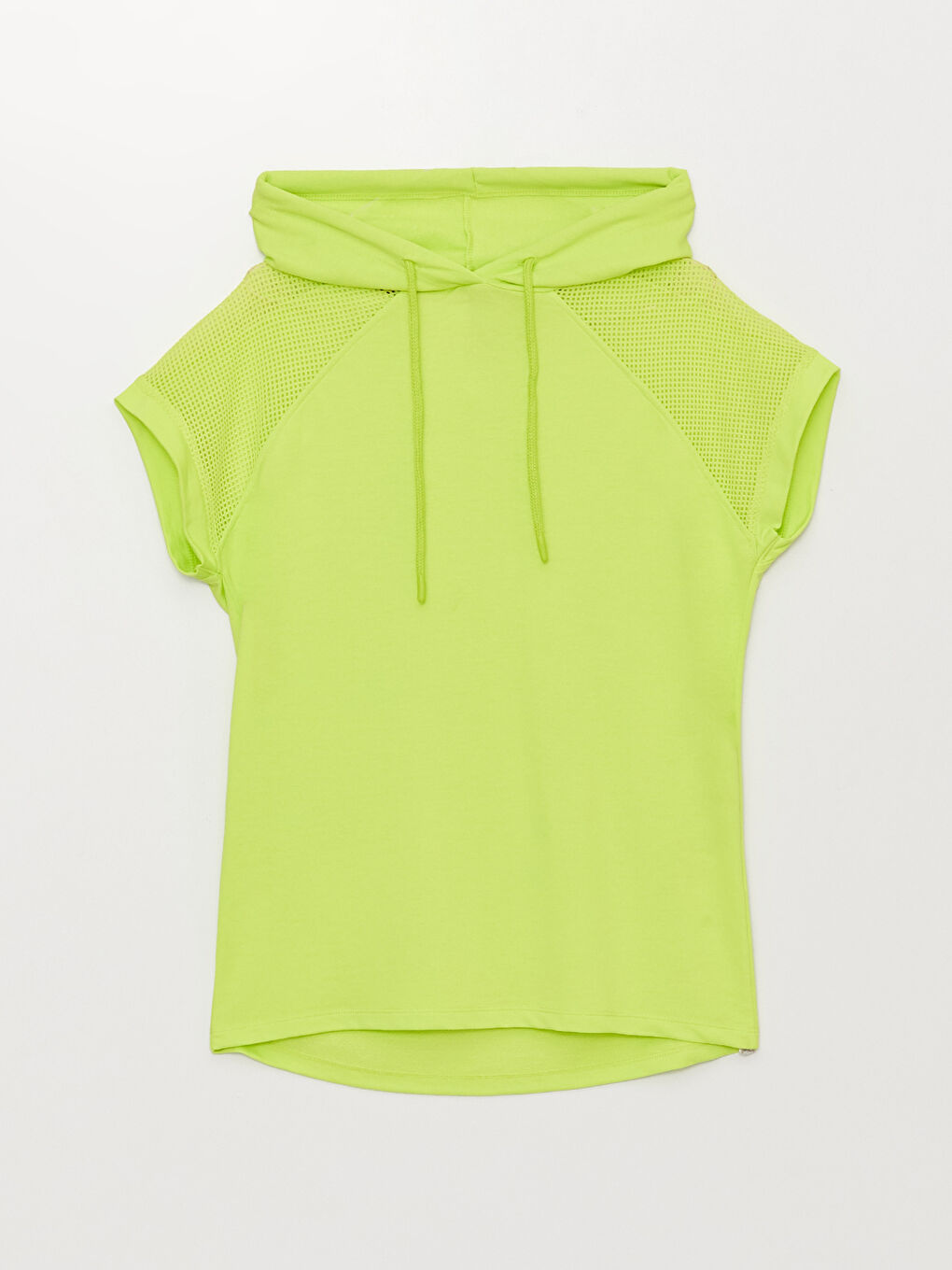 Tricou Sport Pentru Femei Cu Glugă, Mânecă Scurtă Și Croială Lejeră-5