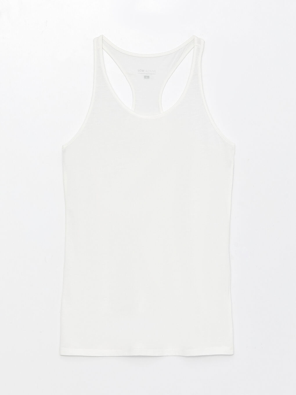 LCW SPORT Women's Slash Neck Plain Short Sleeve Sports T-Shirt and Tank Top -S3AJ98Z8-FUE