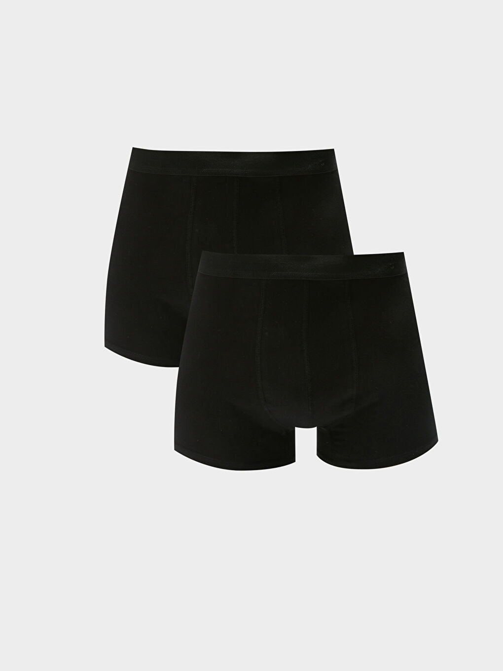 سراويل بوكسر قطن مطاطي عادي للرجال - مجموعتين