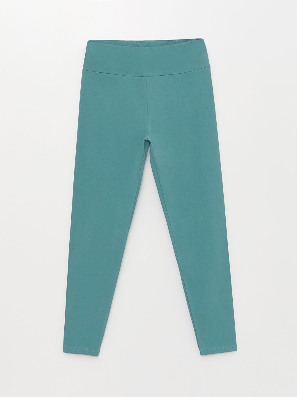 Women's Elasticated Waist Plain Sports Leggings-5