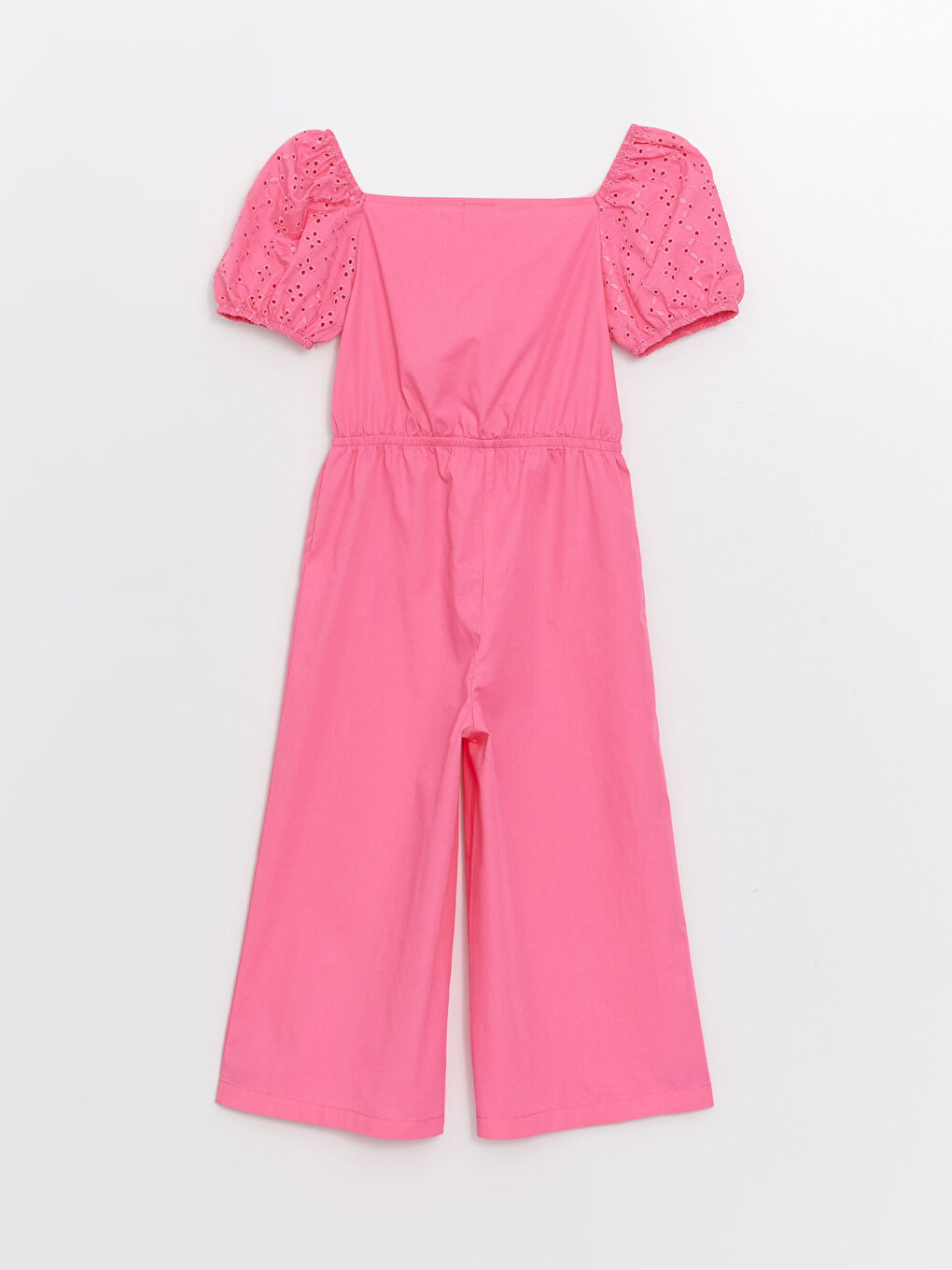 LC WAIKIKI Pembe Kare Yaka Kız Çocuk Tulum - 4