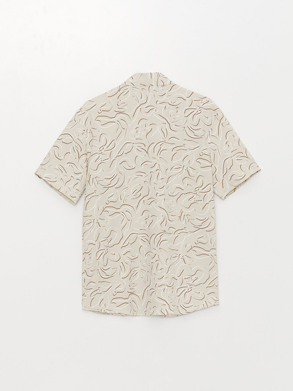 LCW Vision Regular Fit Short Sleeve Patterned Men's Shirt -S3AK72Z8-SZV