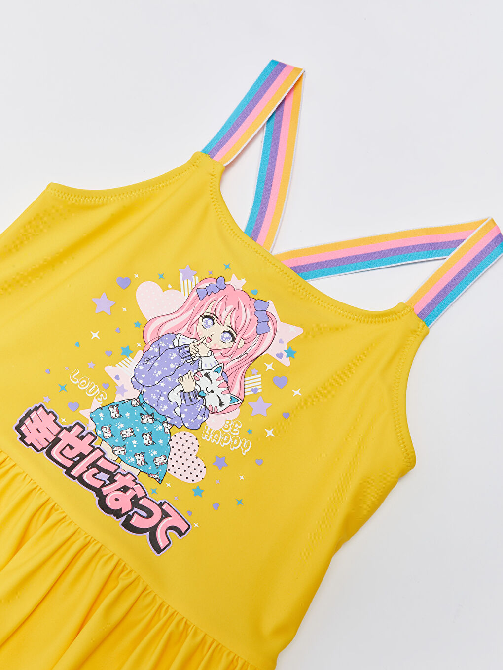 Printed Girl's Skirted Swimsuit -S3AL02Z4-FVT