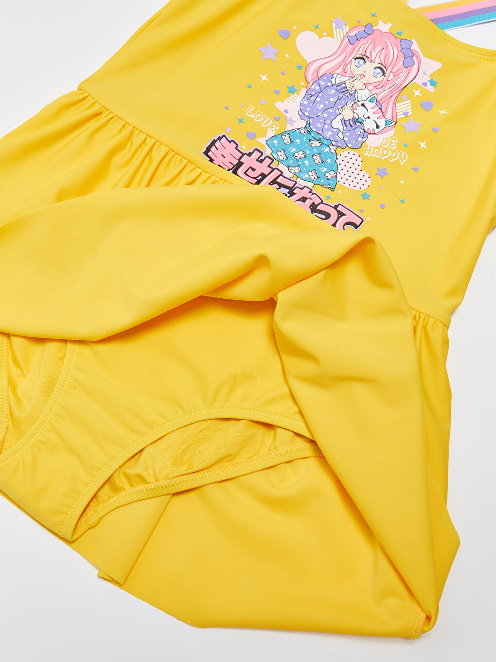 Printed Girl's Skirted Swimsuit -S3AL02Z4-FVT