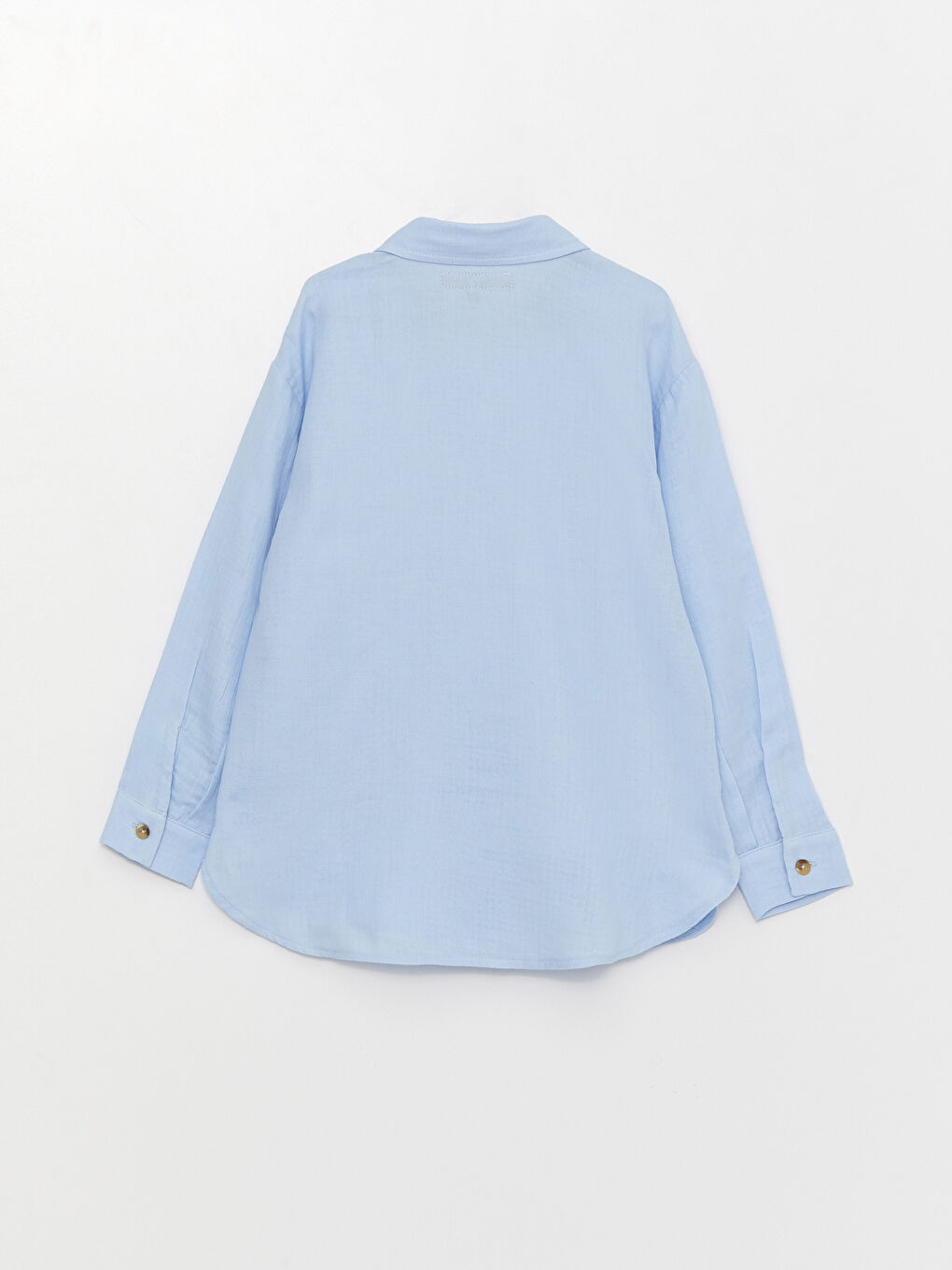 Mavi Basic Uzun Kollu Kız Çocuk Gömlek-1