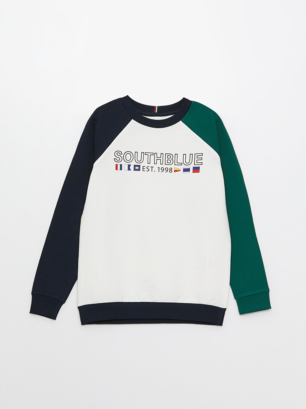 SOUTHBLUE Karışık Bisiklet Yaka Baskılı Uzun Kollu Erkek Çocuk Sweatshirt