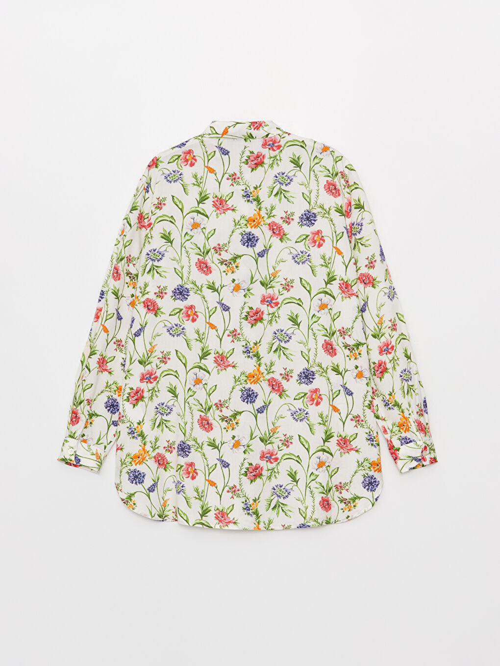 Karışık Desenli Kadın Gömlek Tunik-6