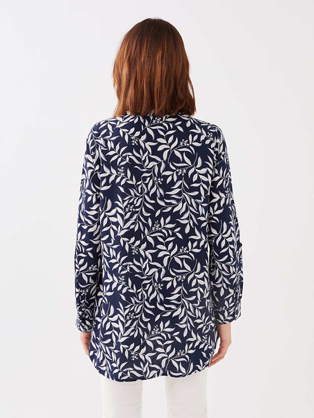 Patterned Women's Shirt Tunic-4