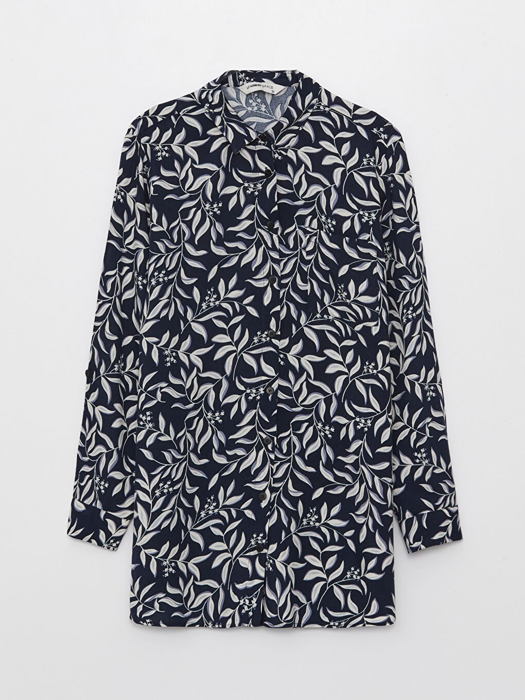 Patterned Women's Shirt Tunic-5