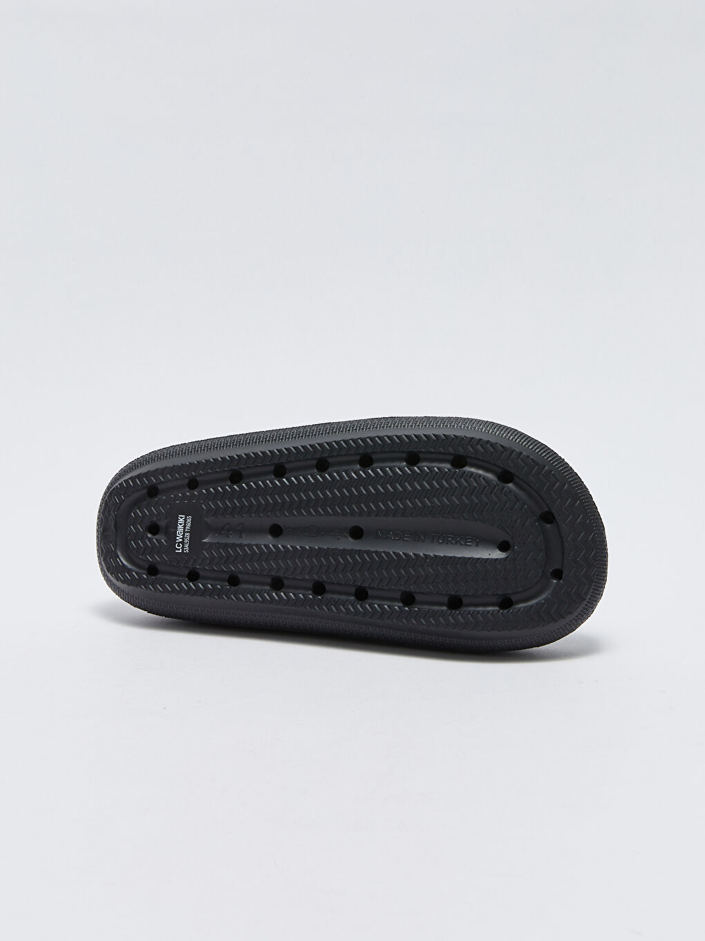 Siyah Tek Bantlı Kadın Terlik-4