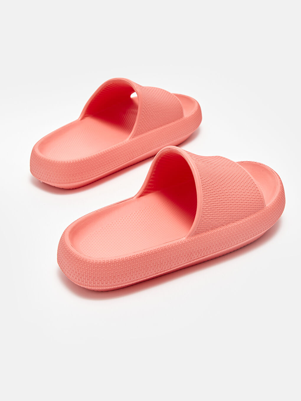 Pembe Tek Bantlı Kadın Terlik-4