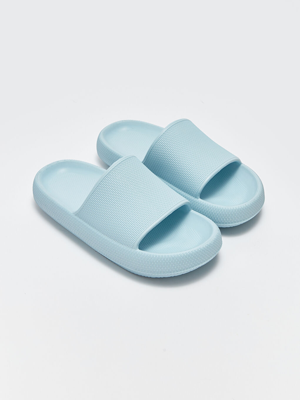 Mavi Tek Bantlı Kadın Terlik