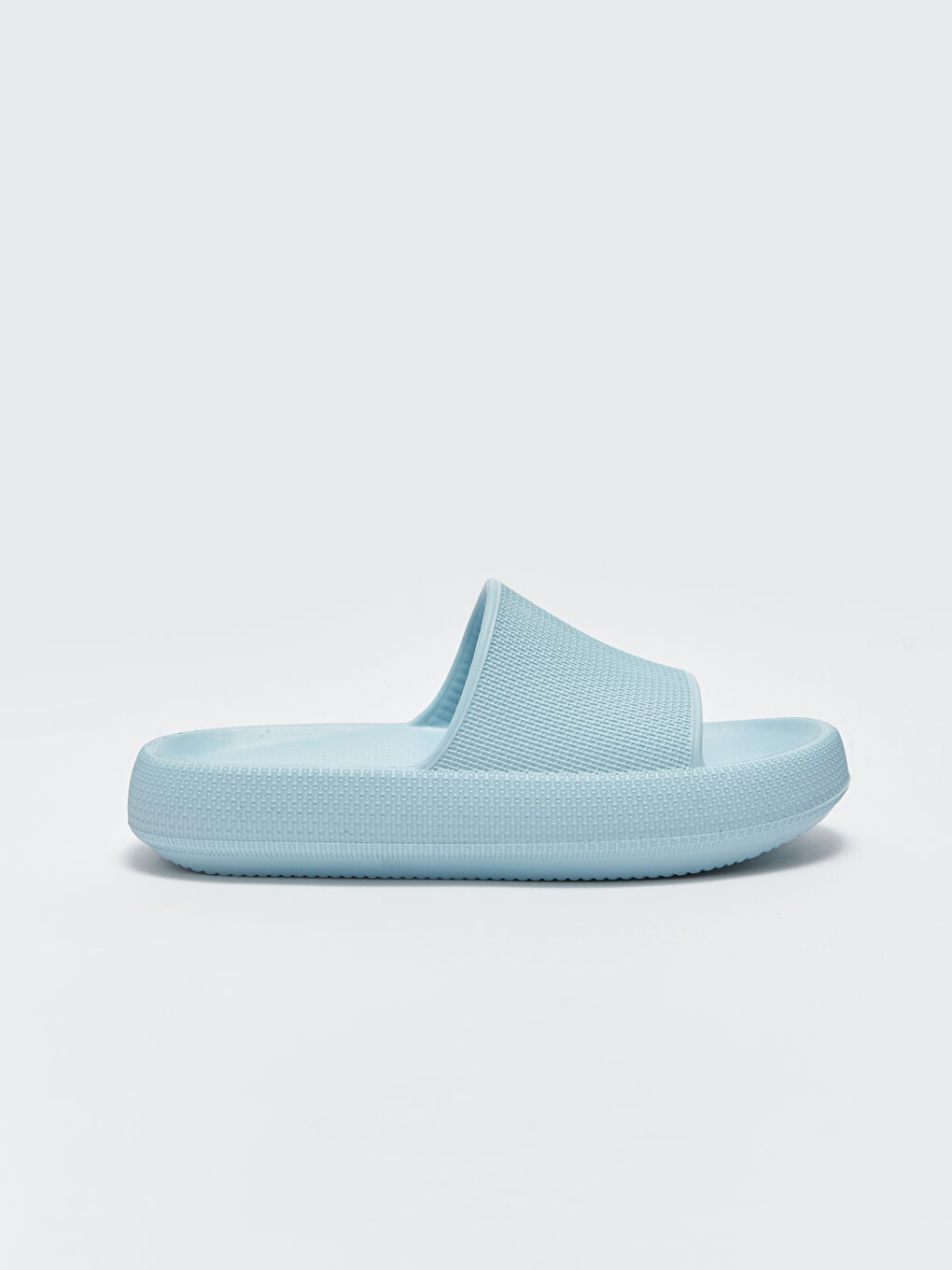 Mavi Tek Bantlı Kadın Terlik-1