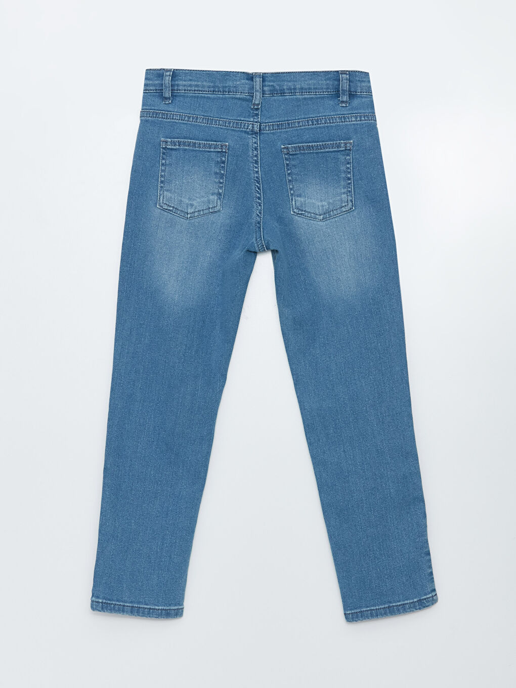 Adjustable Elastic Waist Boys' Jeans-4