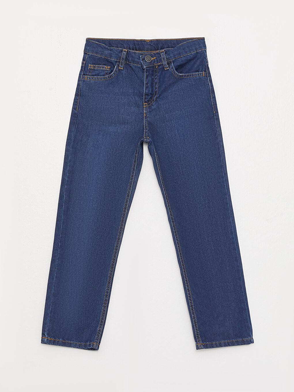 LCW ECO Indigo Beli Ayarlanabilir Lastikli Erkek Çocuk Jean Pantolon