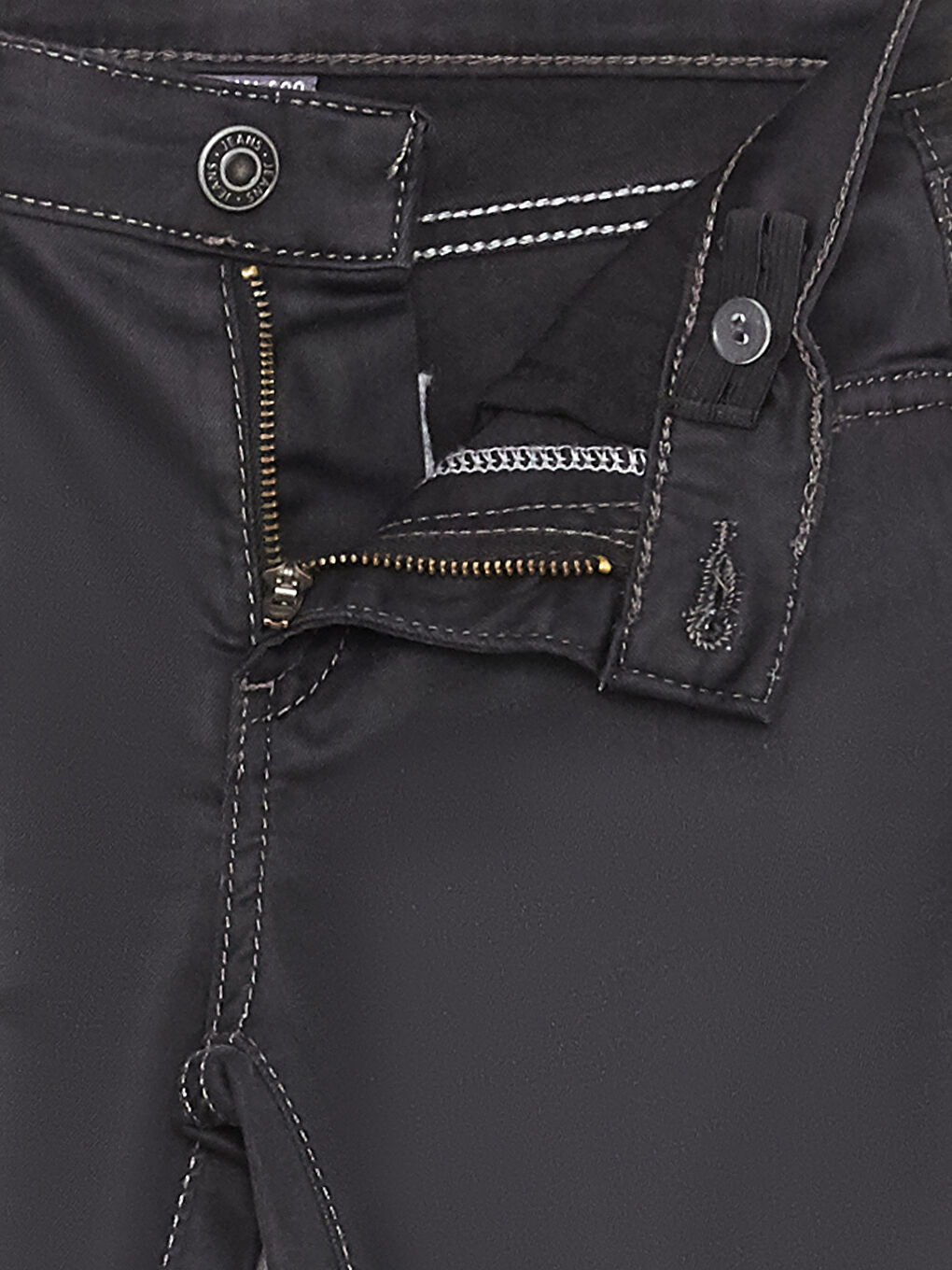 Adjustable Elastic Waist Boys' Jeans-2