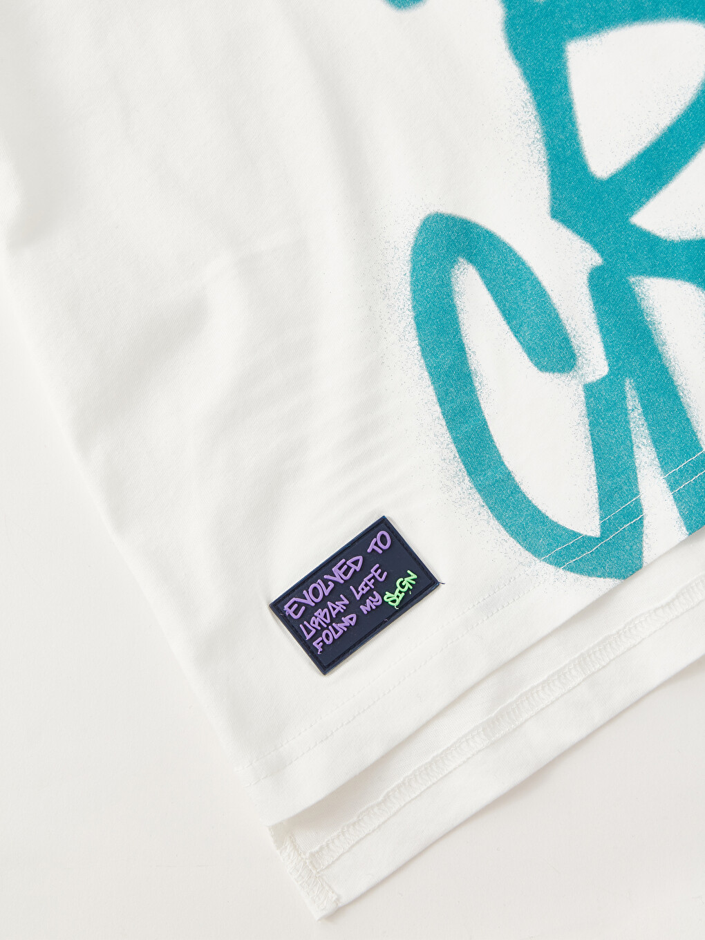 Relaxed Fit Crew Neck Printed Boys' T-Shirt-1