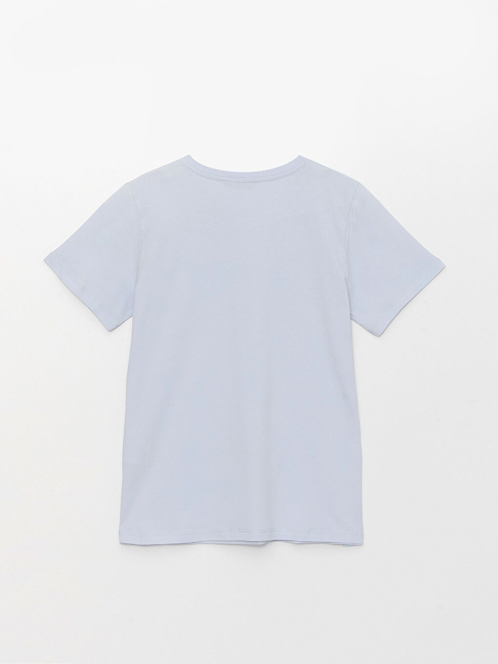 Mavi Bisiklet Yaka Baskılı Kısa Kollu Kadın Tişört-6