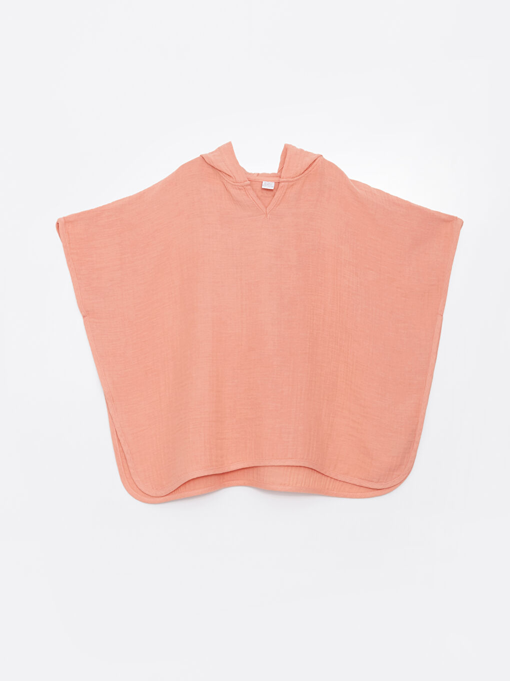 Turuncu Kapüşonlu Kız Bebek Bornoz