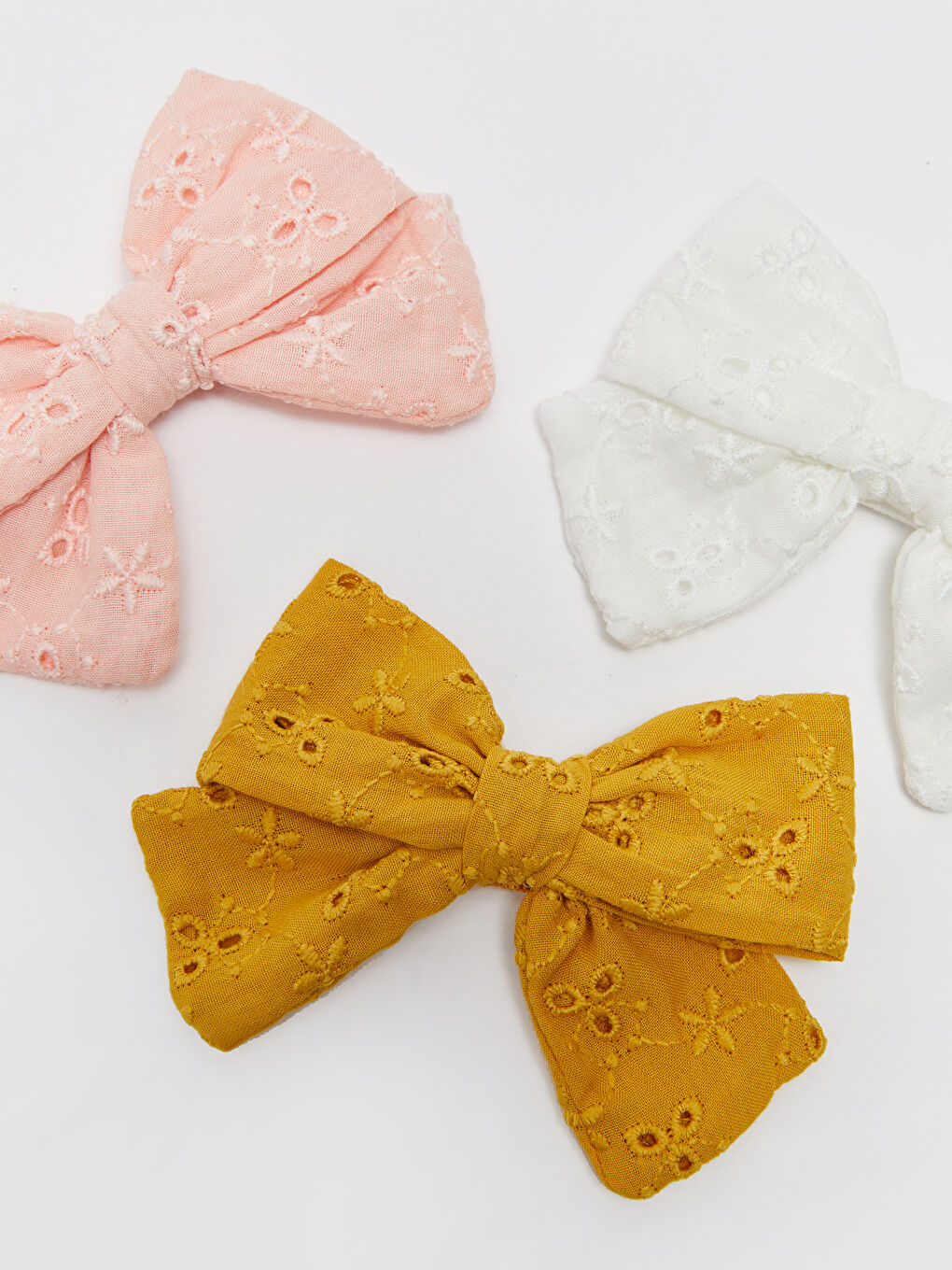 Sarı Fiyonklu Kız Bebek Toka 3'lü-3