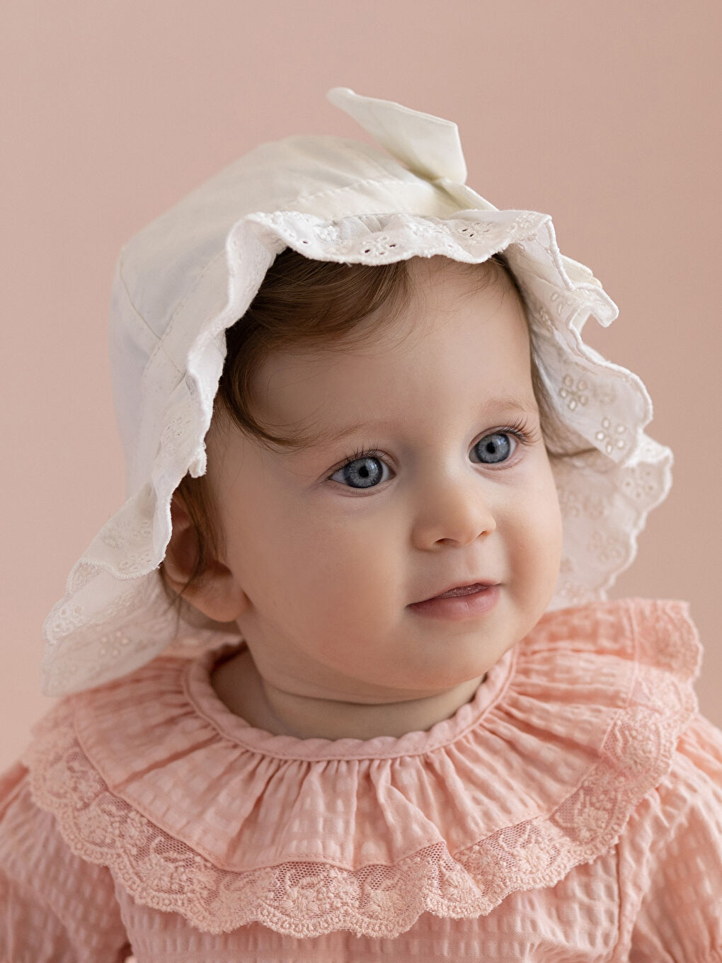KANZ Bow Detailed Baby Girl Bucket Hat -S3AO13Z1-FDU - LC