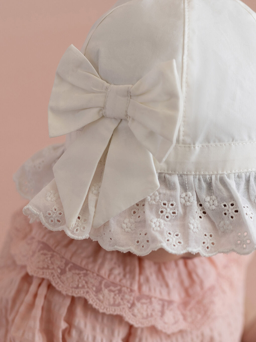 Chapeau Bob Bébé Fille Orné D'un Nœud-1