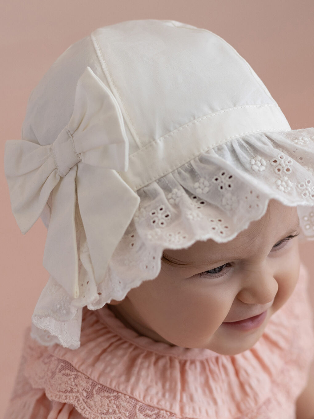 Chapeau Bob Bébé Fille Orné D'un Nœud-2